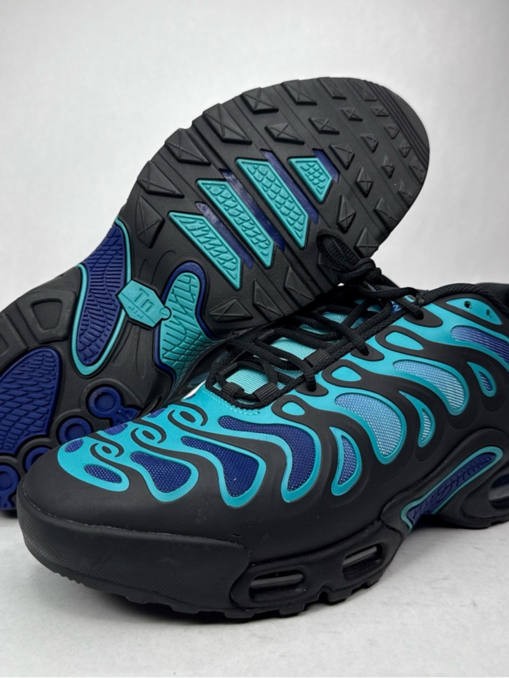 Nike Air Max Plus Drift Black Deep Royal Blue Men's 10.5 Shoes FD4290-011